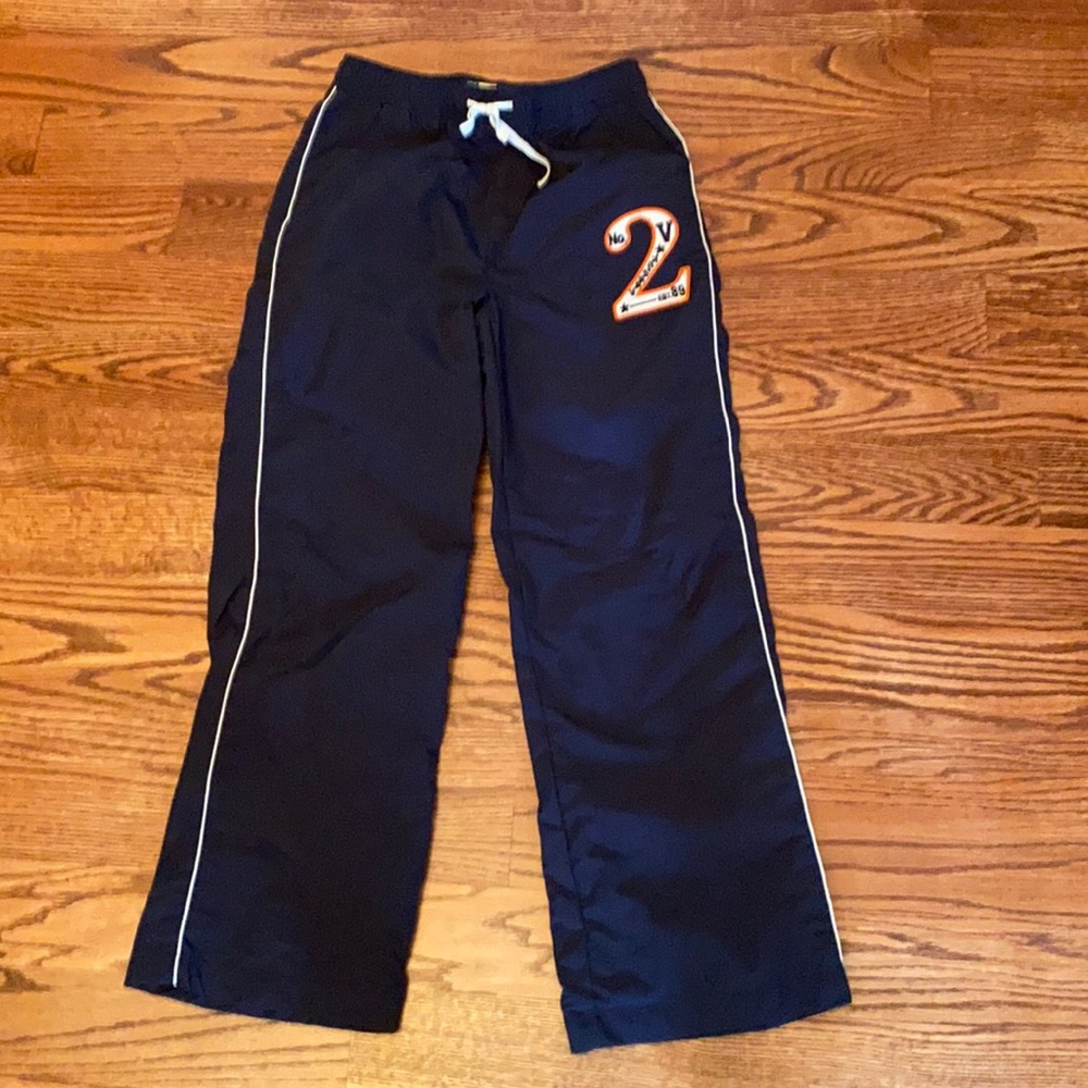 Boys pull on pants